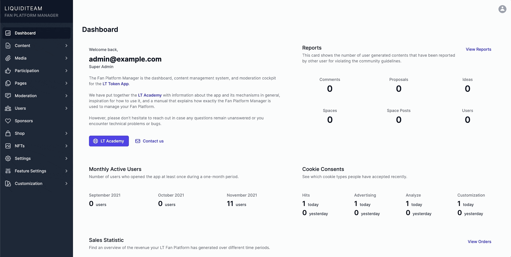 Shop Orders in Unyfy Platform Manager